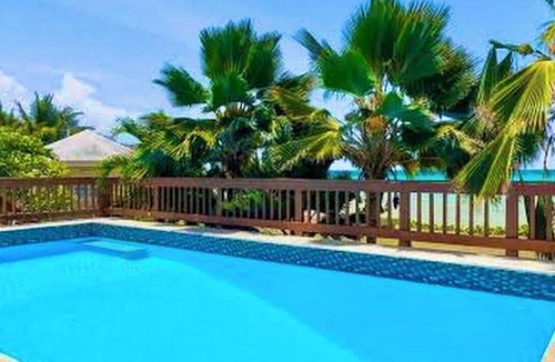 Estate Enfield Green House | Luxury Waterfront 3 bedroom Villa in St. Croix Private Pool, & Spacious Deck