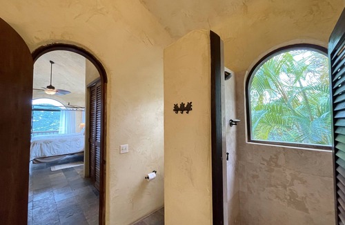 Upper Carolina House | Mayan Sky ~ Pool views of Coral Bay. AC in all rooms!