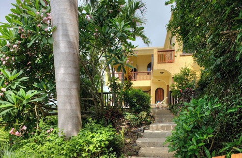 Upper Carolina House | Mayan Sky ~ Pool views of Coral Bay. AC in all rooms!