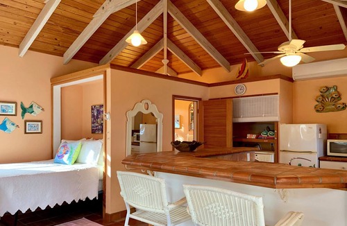 Lower Carolina House | Memory Daze ~ Backup Power, Pool + Coral Bay Views!
