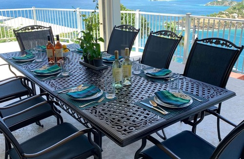 Great Cruz Bay Villa | Morgan Point Villa-Ocean Views-Infinity Pool-Solar-Close to Town
