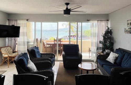 Estate Golden Rock Condo | My Island Dream Penthouse - Relaxing, Beach Front Views, Double Balcony!