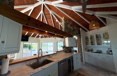 Estate Chocolate Hole and Great Cruz Bay Villa | New rental, Newly Renovated 3br/2ba - open main room/beautiful view/large pool