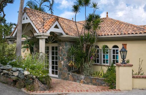 Maho Bay Quarter Villa | North Shore Waterfront with Beach Access & Big Views of the Clear Water Below