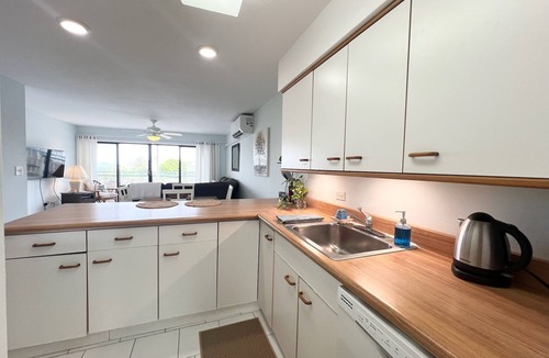 Estate Golden Rock Condo | Ocean View Beach access 1 min walk to sea w pool 2/2condo close to Christiansted