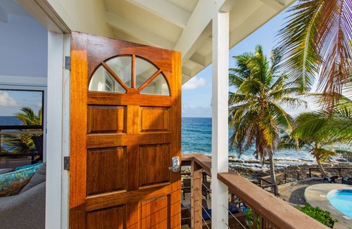 Estate La Vallee Condo | Oceanfront. Saltwater Pool. Walk to Cane Bay Beach & Restaurants.