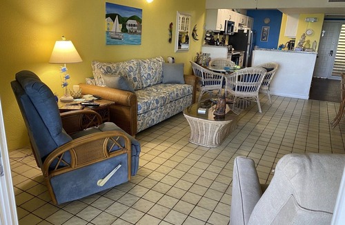 Estate Golden Rock Condo | Our Starfish Palace - Ground floor Sugar Beach condo- Where Wishes Do Come True