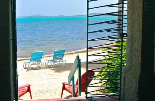 Estate Golden Rock Condo | Our Starfish Palace - Ground floor Sugar Beach condo- Where Wishes Do Come True