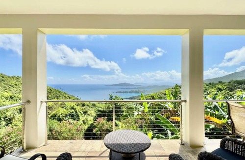 Estate Neltjeberg Apartment | Private apartment on northside of St. Thomas overlooking 4 bays with WiFi, AC
