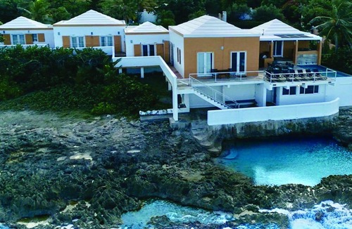 Estate La Vallee Villa | Private Gated Ocean Front Villa Pool&Tide Pool Cane Bay Beach Wifi Wedding Venue