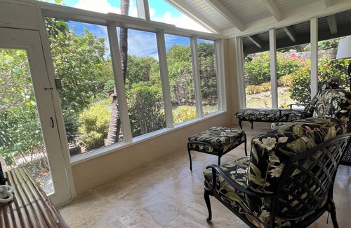Estate Chocolate Hole and Great Cruz Bay House | Private Pool overlooking ocean, large deck on Estate Property. Great Privacy.