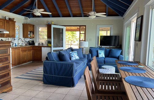 Estate Concordia A House | Private, recently renovated villa with 7-island view near Salt Pond!