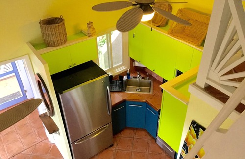 Bordeaux Mountain Cottage | Romantic St John Hillside Villa w/a View! - Full A/C & W/D