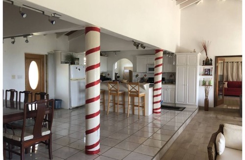 Estate Whim House | Roomy 3 bedroom two bath structure on a hill overlooking the Caribbean Sea