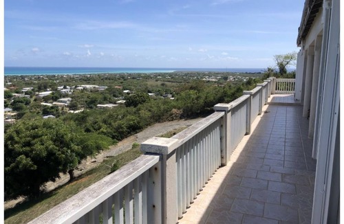 Estate Whim House | Roomy 3 bedroom two bath structure on a hill overlooking the Caribbean Sea