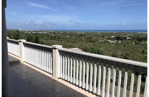 Estate Whim House | Roomy 3 bedroom two bath structure on a hill overlooking the Caribbean Sea