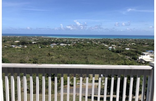 Estate Whim House | Roomy 3 bedroom two bath structure on a hill overlooking the Caribbean Sea