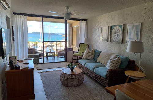 Red Hook Condo | Sapphire Dreaming, Best Location! King Bed and Queen sleeper + added touches.