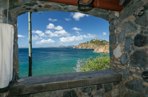 Estate Chocolate Hole and Great Cruz Bay Villa | Sea View Terrace, Stunning Views, pool, private beach access, SolVillasUSVI