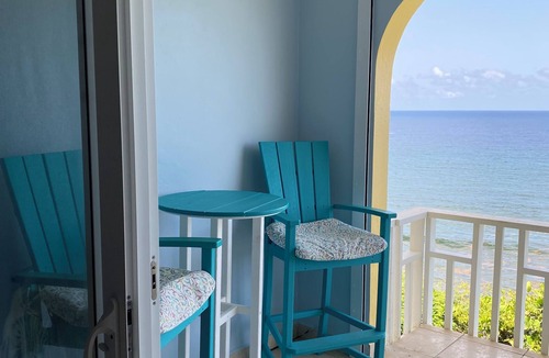 Christiansted Condo | Serenity at the C overlooks the Crystal Blue Water of the Caribbean Sea