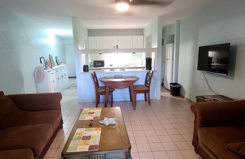 Christiansted Condo | St Croix Escape. Gated condo complex with pool, restaurant, bar and beach.