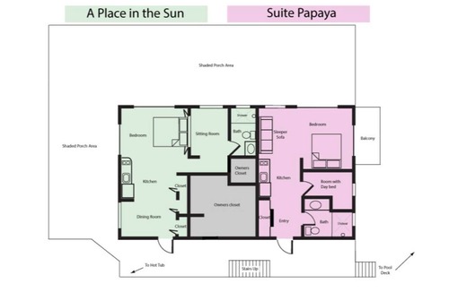 Upper Carolina House | STJ Studio with Pool, Hot Tub & Stargazing/Bird watching Deck& Backup Generator