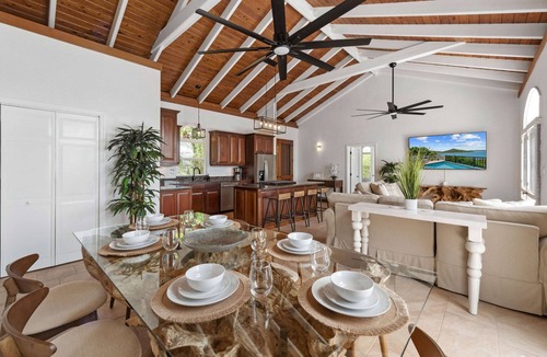 Estate Saunders Gut Villa | Stunning 3-bed/bath Villa with AC, WiFi, & Solar perched above lovely Coral Bay