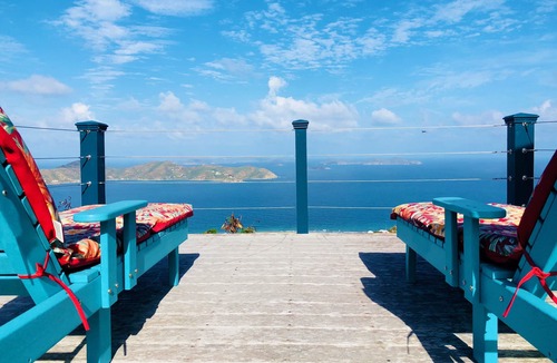 Johnson Bay Villa | Sun, Moon & Stars Villa - Huge Views, Hot Tub, Solar Heated Pool & Tesla Battery