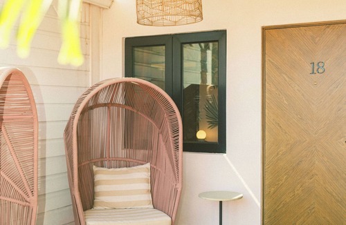 Flag Hill Hotel | The Pink Palm Hotel - Queen Room- USVI