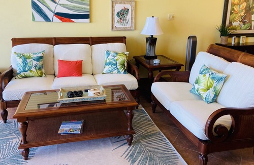 Cotton Valley Condo | This 2 BR, 2 BA condo w/ breathtaking panoramic views of the Caribbean.