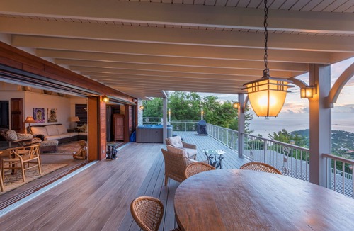 Estate Chocolate Hole and Great Cruz Bay Villa | Villa Capiz: Luxury Hilltop Villa with Pool, Jacuzzi and Panoramic Ocean Views