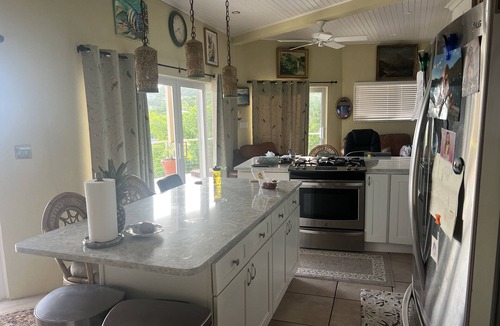 Rendezvous & Ditleff Villa | "Villa Isabelle"-2bed 2 bath, Chocolate Hole on pond Ocean view manicured yard.