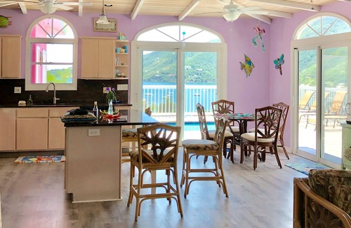 Seagrape Hill Villa | Villa Jumbie-Spacious Deck- Fabulous Views of Coral Bay!