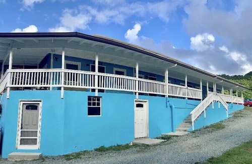 Cane Bay Cottage | Walk to Beach at Cane Bay- Porch Mountain Views, Sea from the backyard