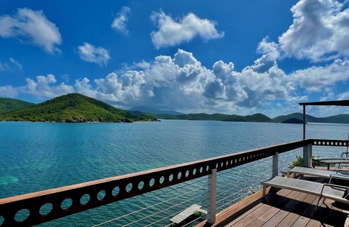 Estate Emmaus Villa | Waterfront Simple Luxury in Coral Bay with Endless Blue Views from Every Room