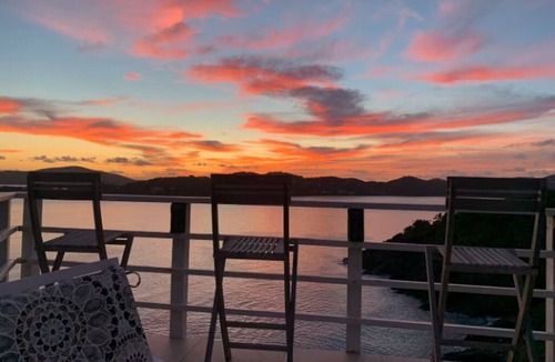 Tropaco Point House | Whispering Waves Cove: Panoramic Views of Magens Bay
