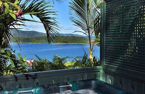 Estate Calabash Boom Cottage | Windwardside Cottage: Quaint, Quiet, romantic, Spa, Great Ocean View & gardens
