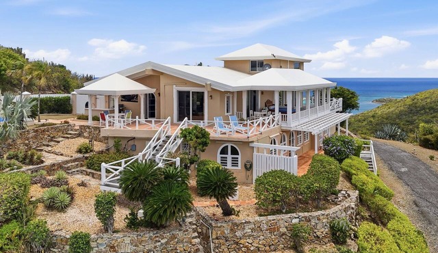 4-Bedroom Home with St Croix's Best Views + Private Pool in Christiansted