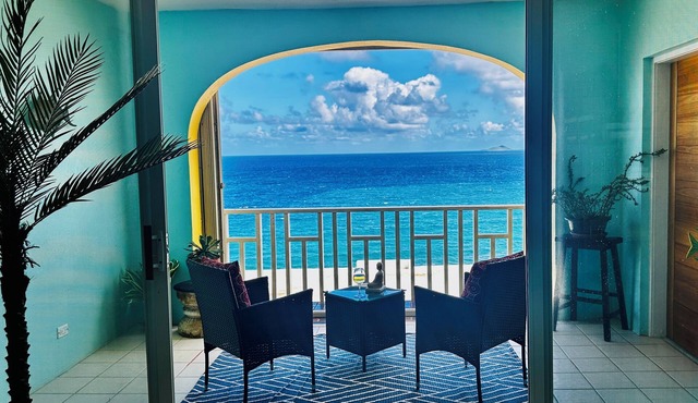 Clifside Retreat 1-bedroom condo on island of St.Croix with AC and ocean view. in Christiansted