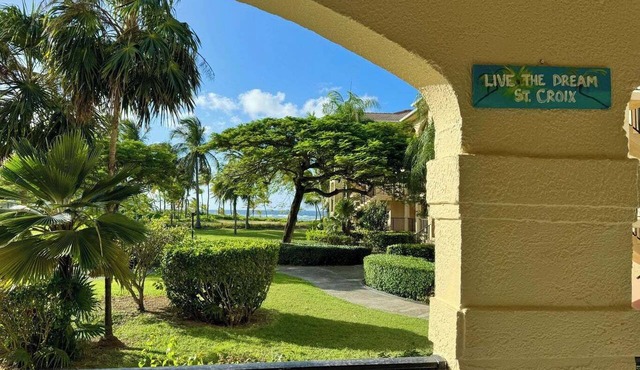 DUAL Ocean Views! Beachfront Gem Pool, Hot Tub Steps to Sand & Dining in Christiansted