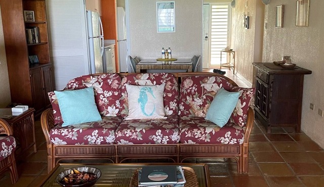 Private beachfront condo with beautiful views of the ocean. in Christiansted