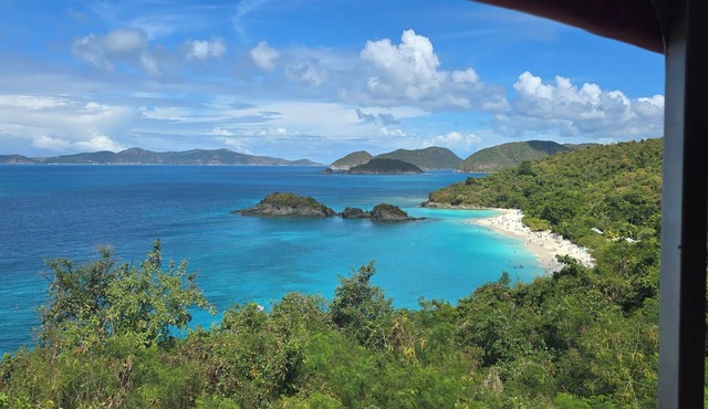 The Pirates Landing South - St. John USVI Beach front in Cruz Bay