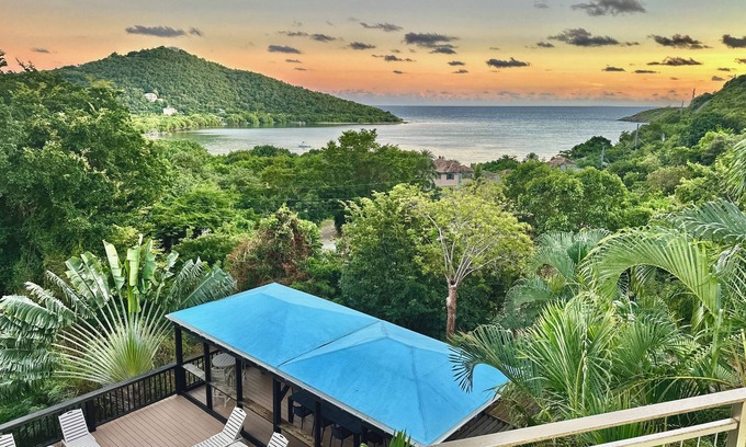 Fish Bay Villa | Crystal Shores Estate, Beautiful Island Estate Overlooking Fish Bay w/Large Saltwater Pool