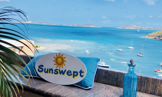 Estate Enighed Condo | Grande Bay SUNSWEPT Luxury Beachfront Studio, Great Views!