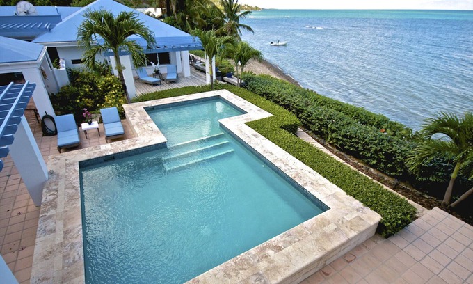 Cotton Valley Villa | Oceanfront Luxury Villa with privacy, ocean access, views