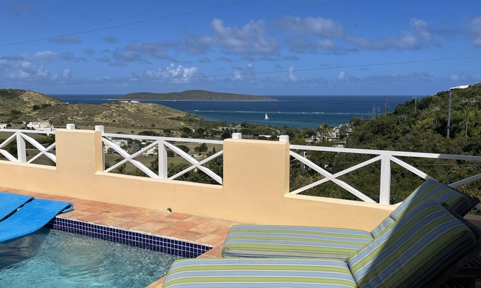 Teagues Bay Villa | Spectacular view with private heated pool!