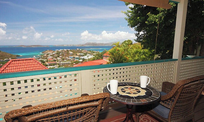 Estate Enighed Condo | Stunning Corner Condo – Breathtaking Water Views & Modern A/C Comfort!