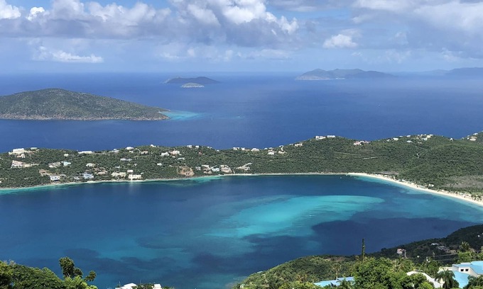Estate Lerkenlund Apartment | Virgin Island Villa Suite, View, Private Pool & Hot Tub!