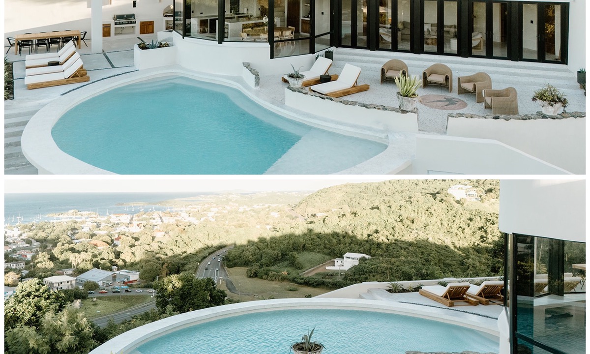 Estate Friedensthal Villa | Stunning, designer, villa with water views of Christiansted & resort access