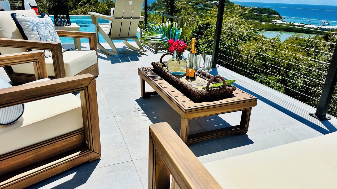 Photo of Patio Balcony in Estate Chocolate Hole and Great Cruz Bay